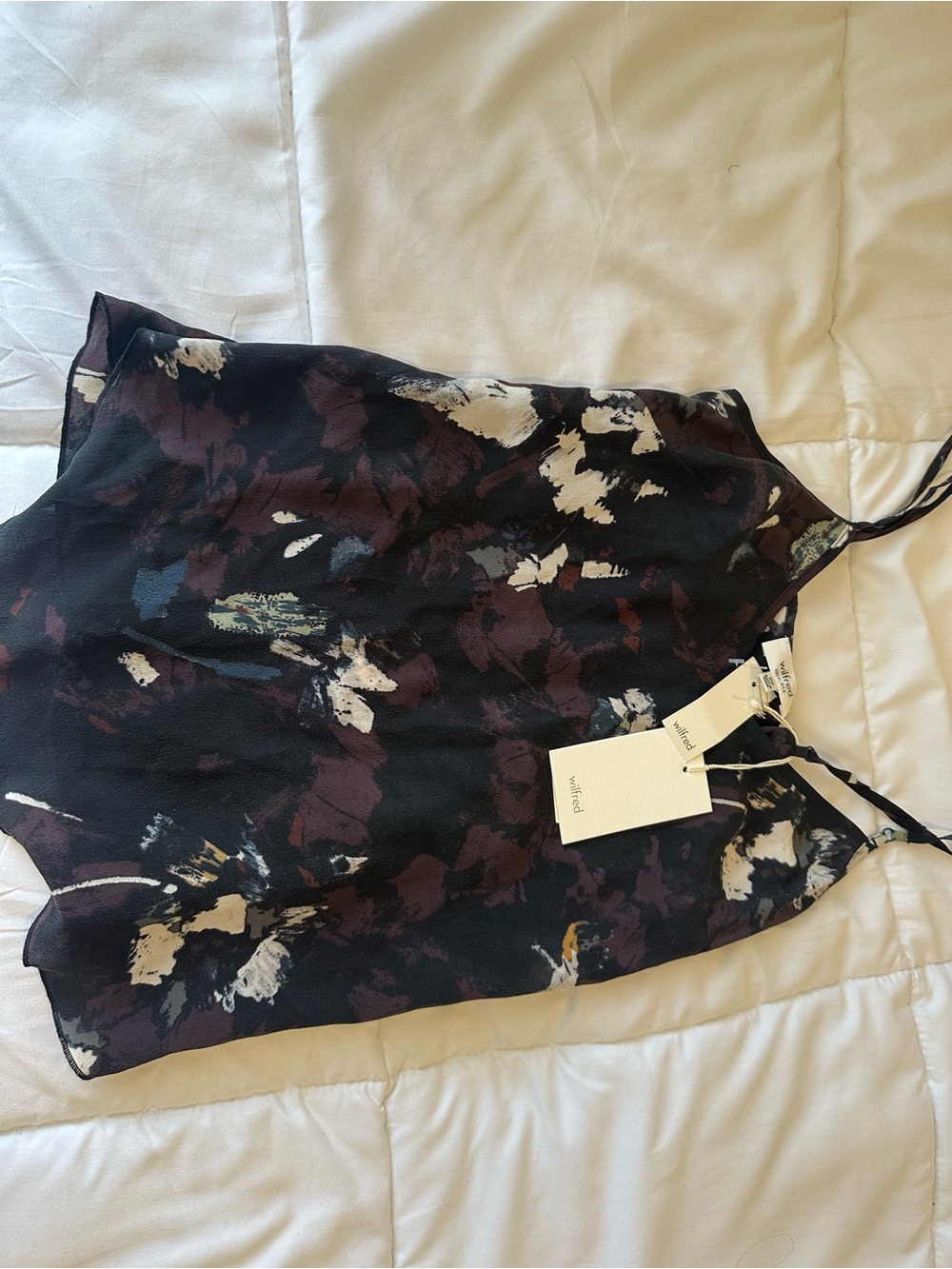 Wilfred Hush/Black Printed Silk Minou Camisole